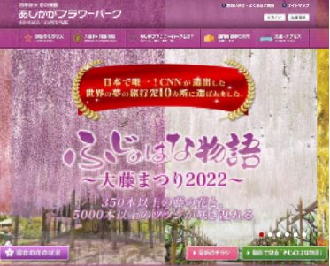 あしかがフラワーパーク 大藤まつり