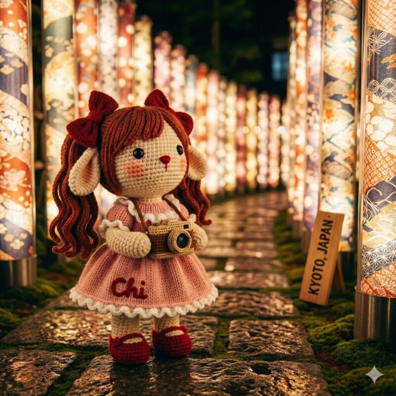 編みぐるみになったchi画像